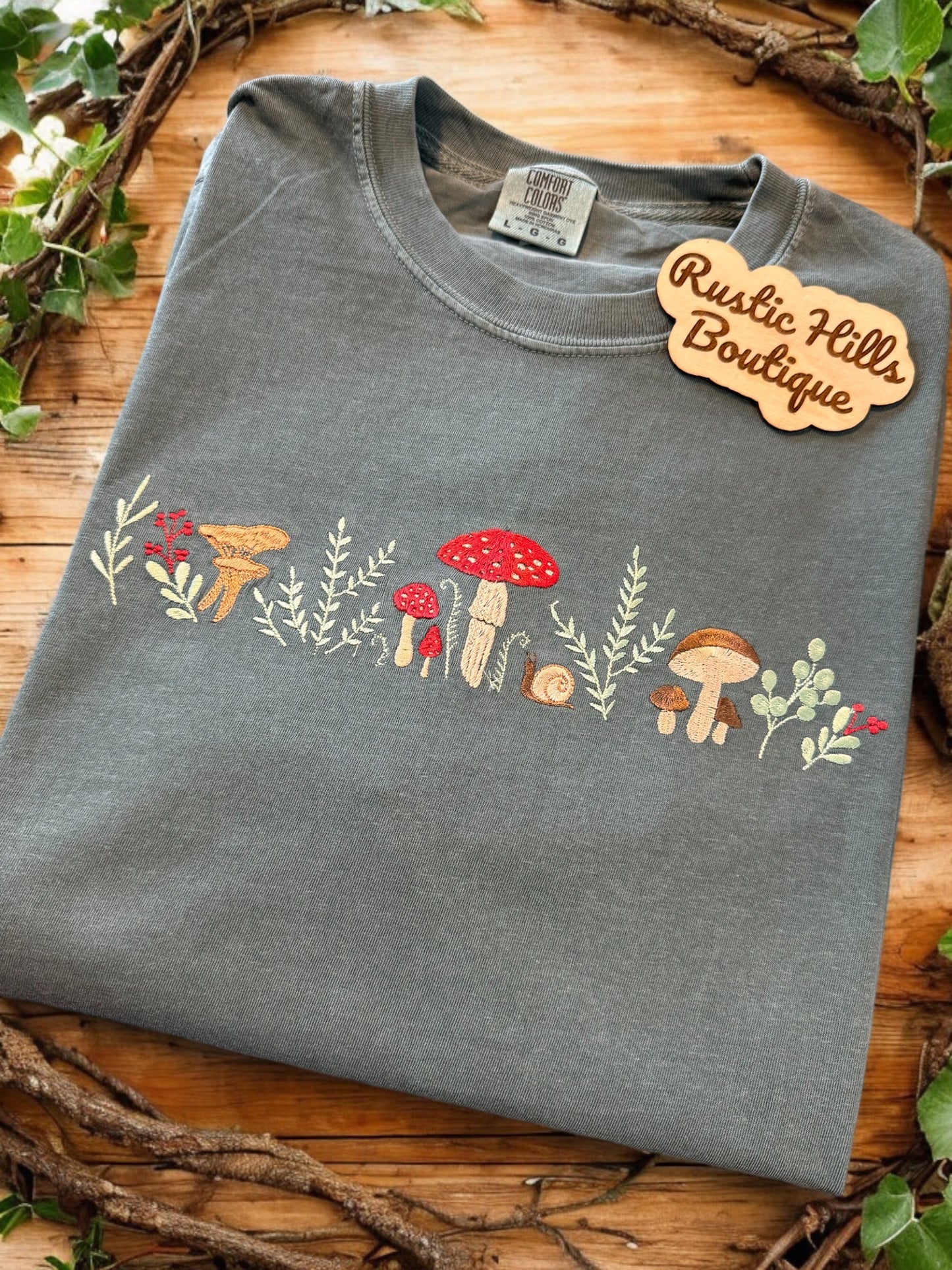 Enchanted Forest Embroidered Tee