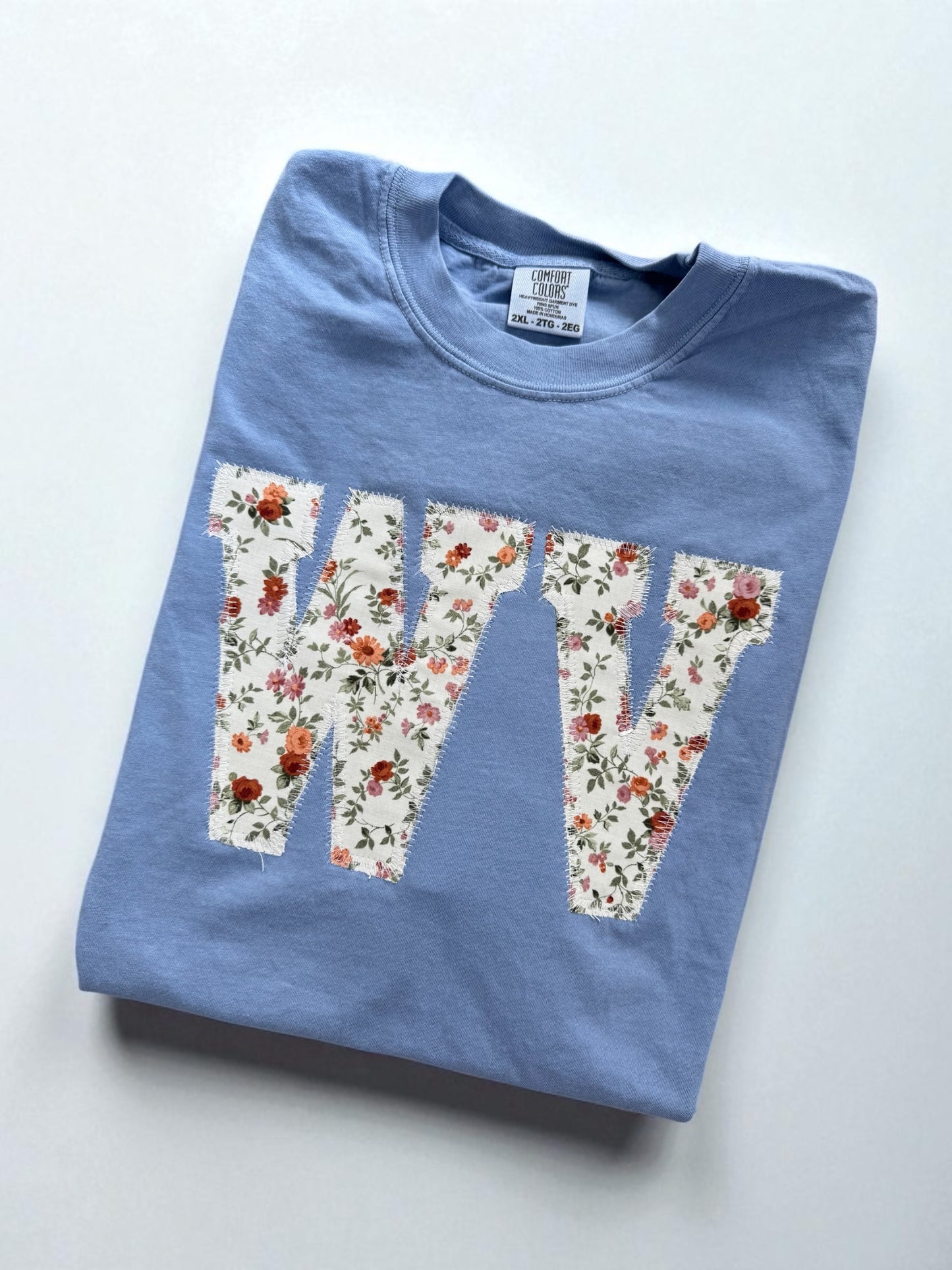 WV Floral Tee, West Virginia Floral Shirt