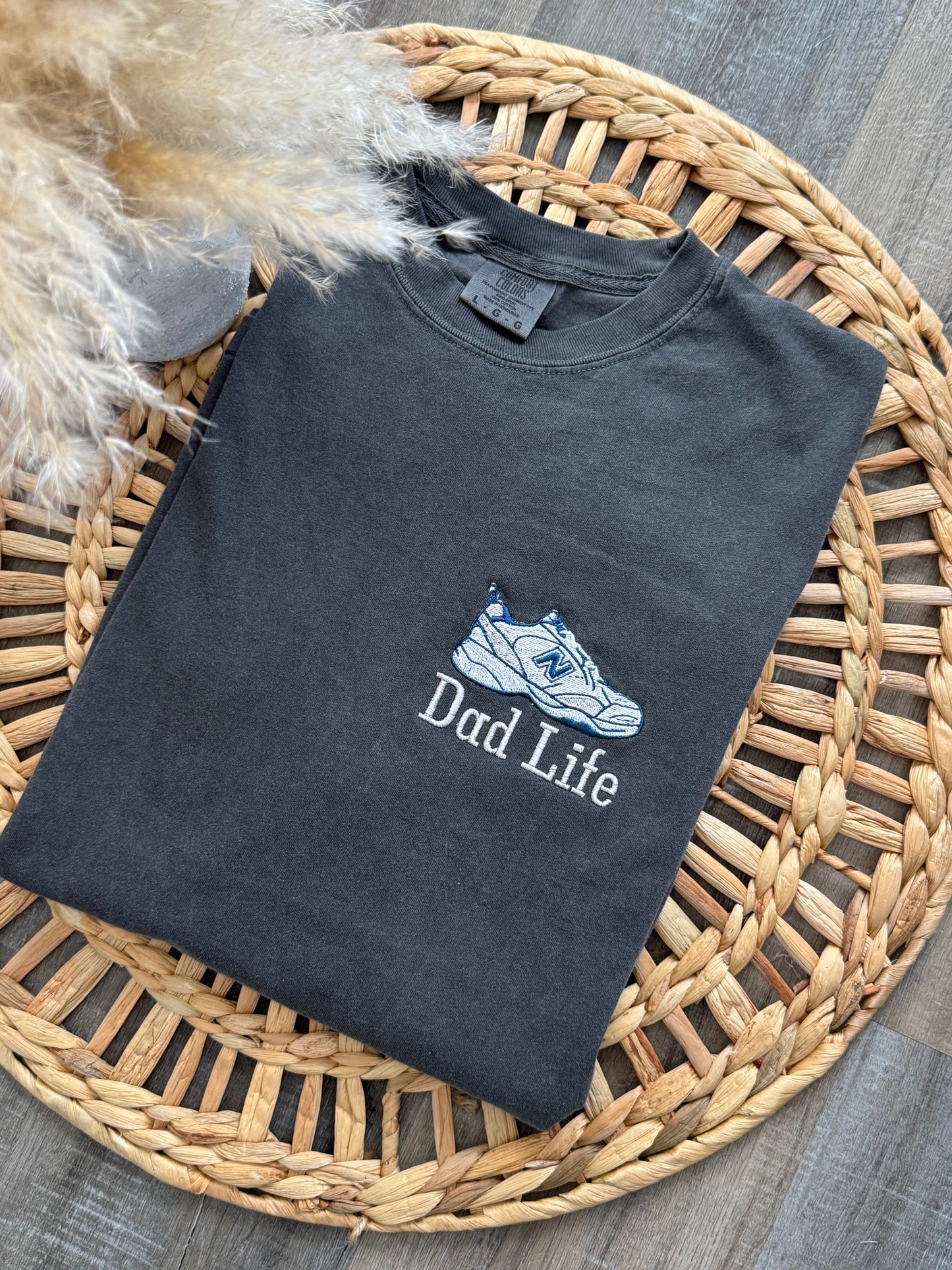 Dad Life Embroidered Tee