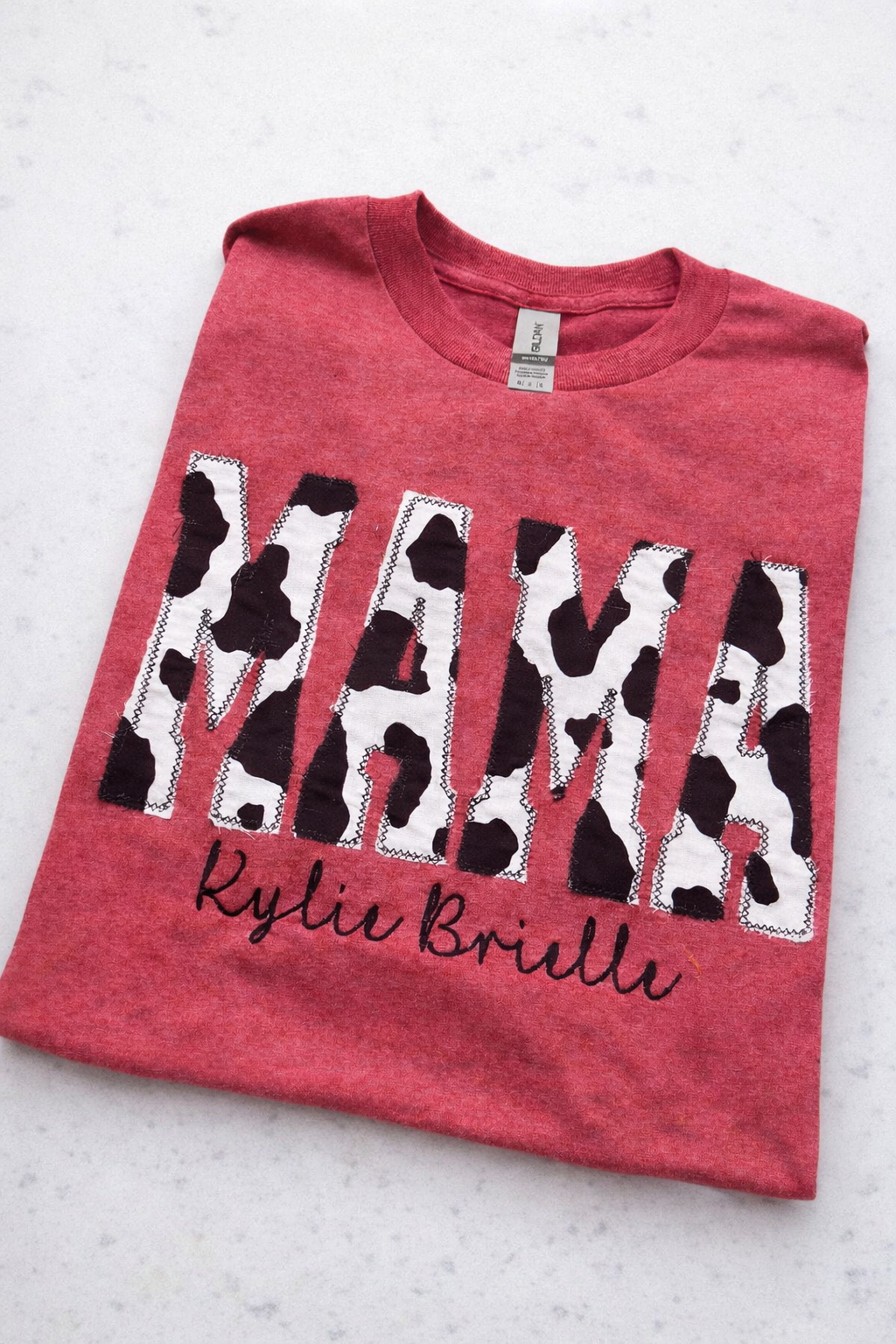Custom Mama Cow Print Shirt