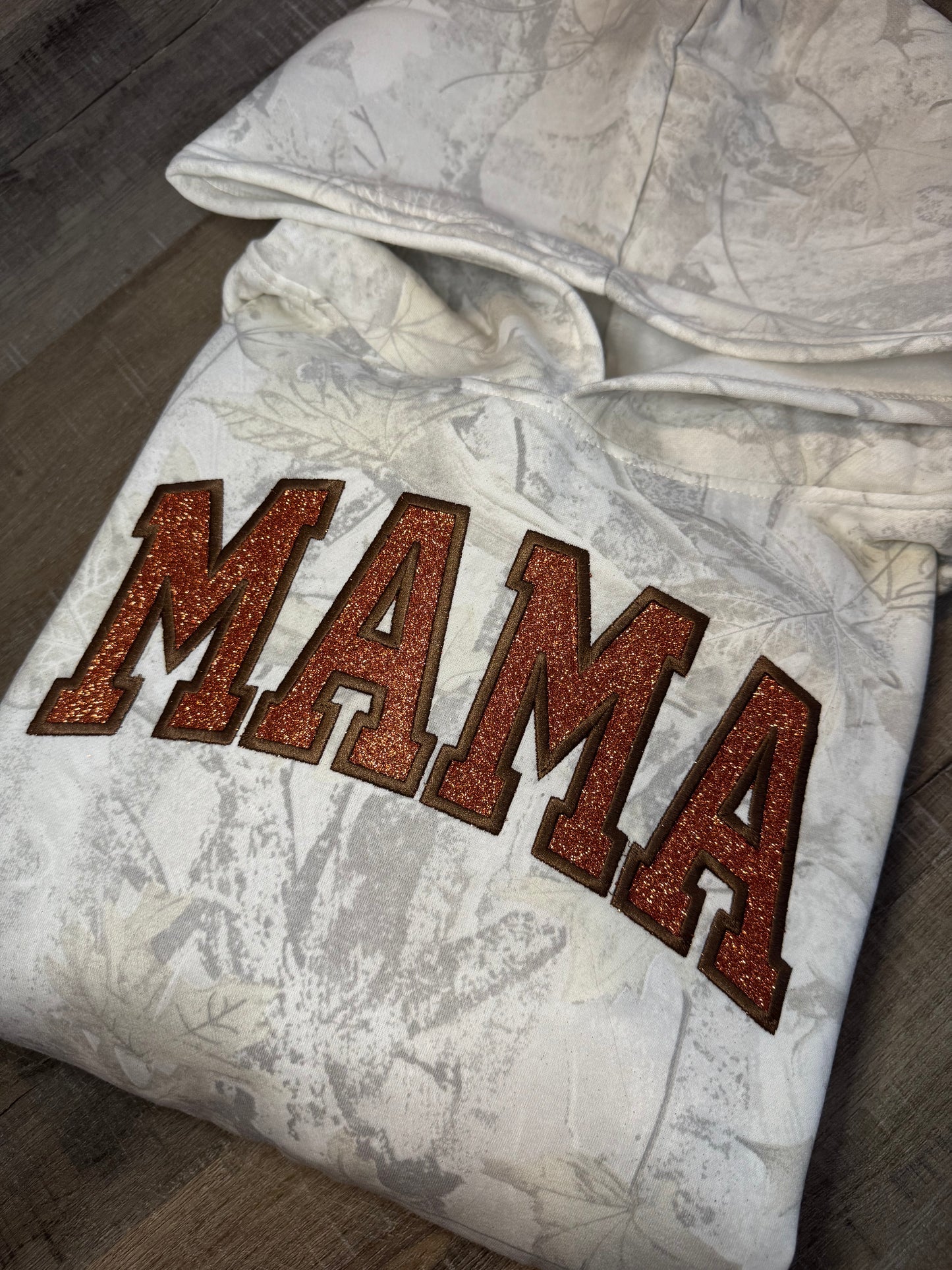 Camo Embroidered Hoodie